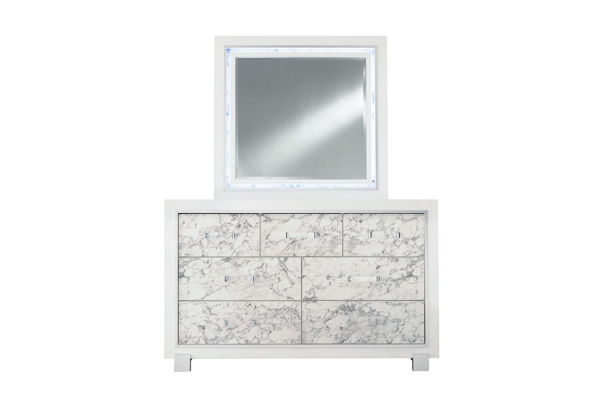 Riley Silver Queen Bed King Bed Side Rails