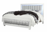 Santorini White King Bed