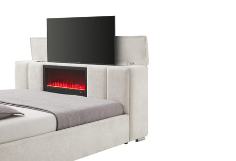 Serenity/Emma Crema King Bed Group