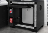Soleil Charcoal Queen Bed Group with Cooler and Speaker