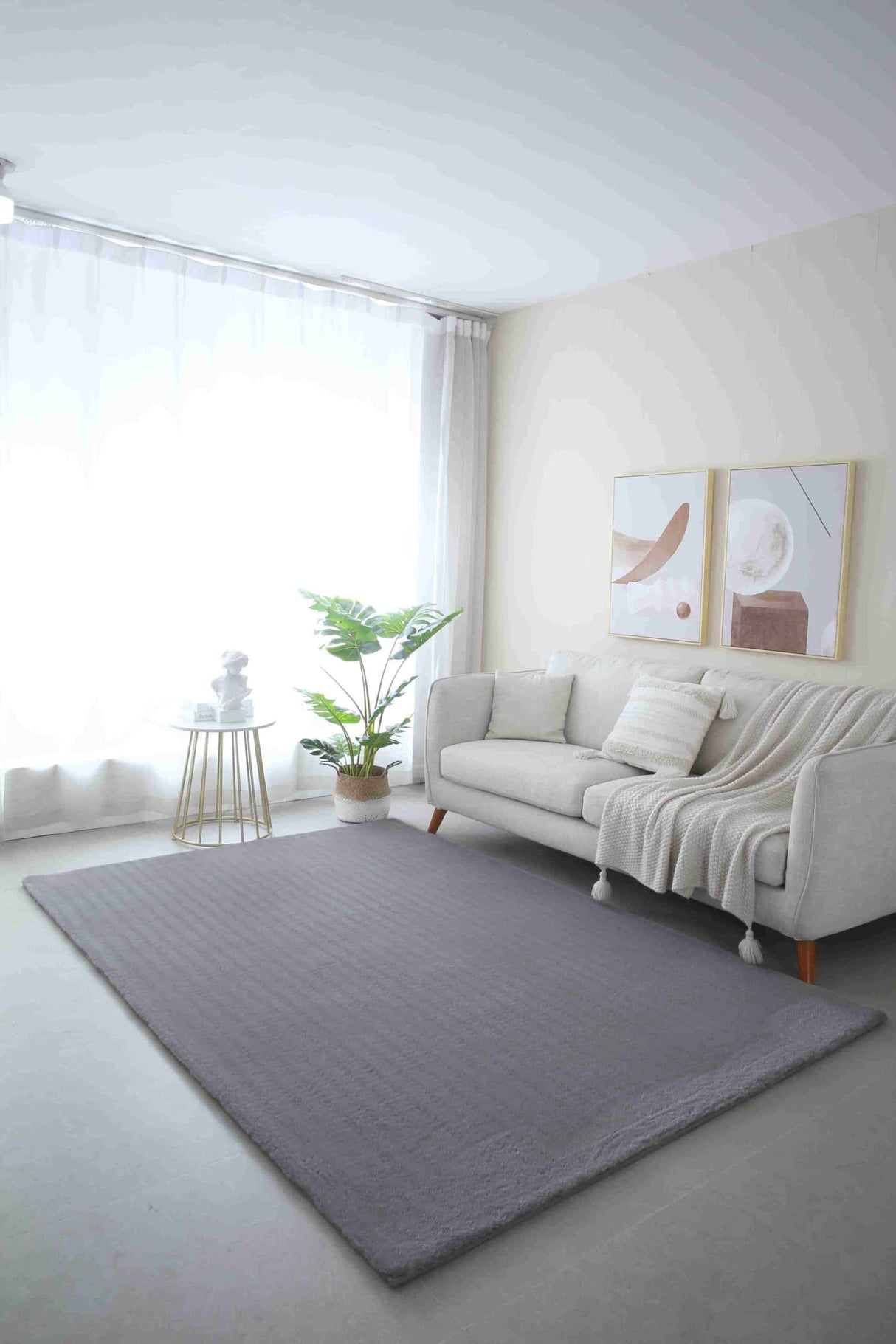 Savannah Shaggy Rug Grey