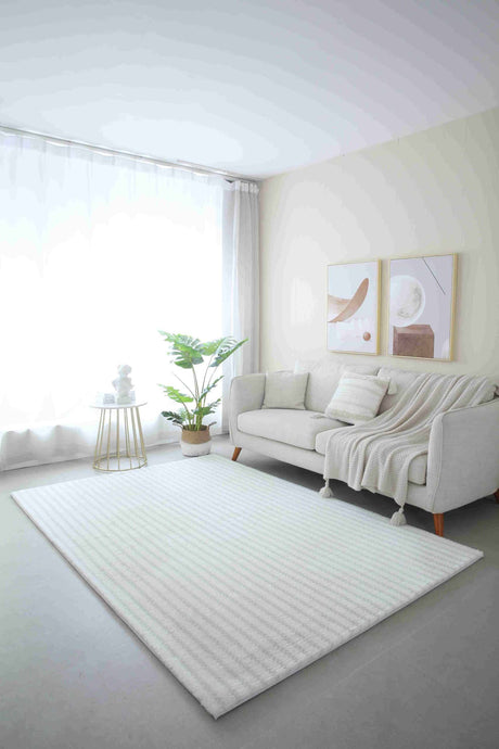 Savannah Shaggy Rug Cream