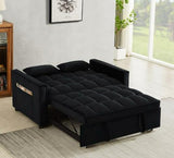 Kael Black Sleeper Sofa