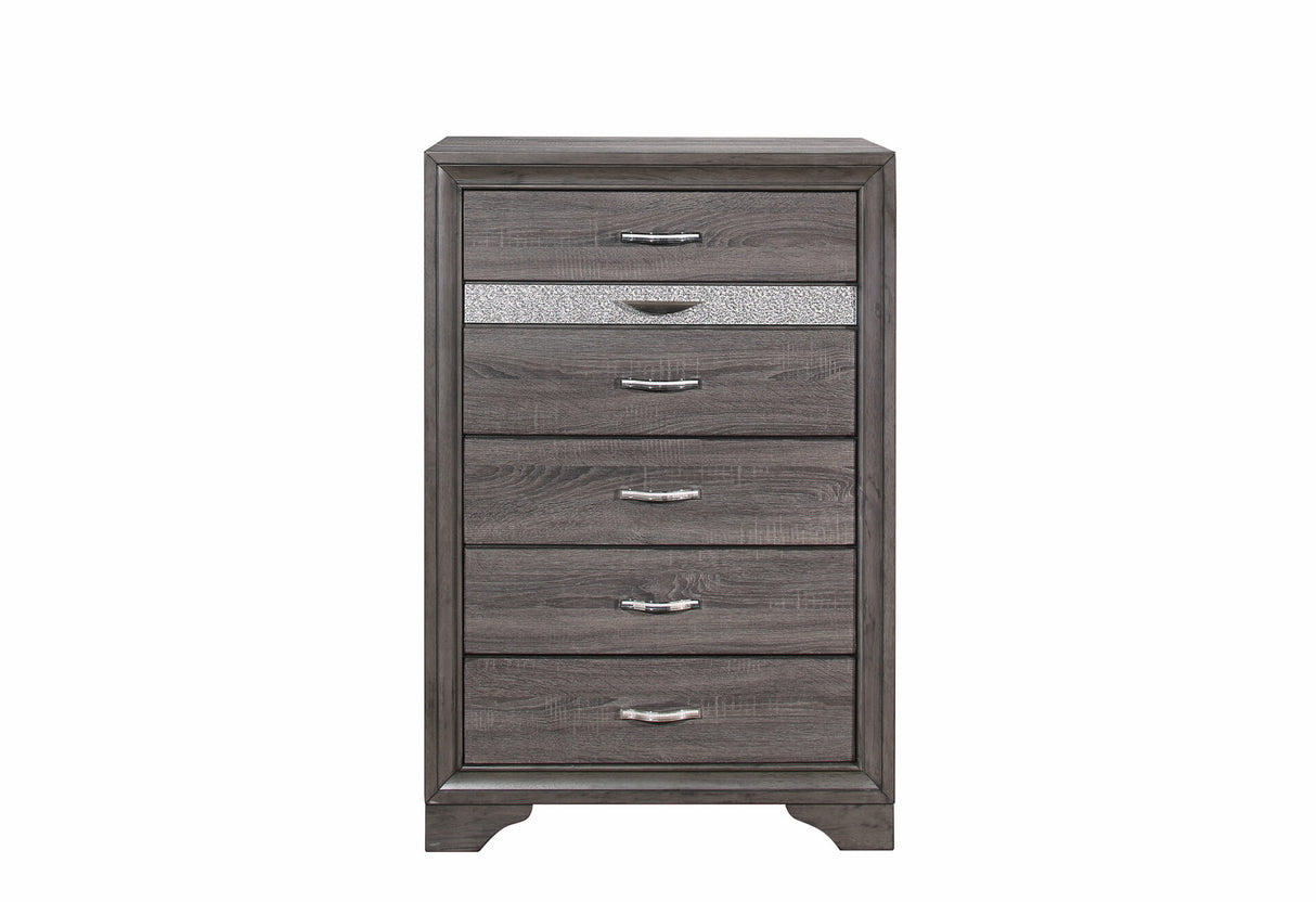 Ashley Brown Nightstand W Usb Speaker