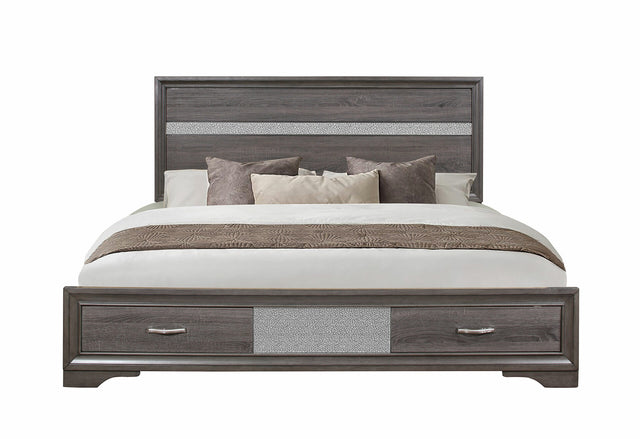 Seville Grey King Bed