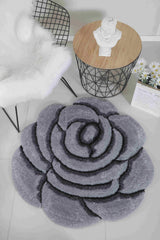 Faux Fur Rug Rose Grey