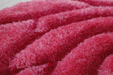 Faux Fur Rug Rose