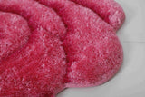Faux Fur Rug Rose