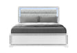 Soleil White King Bed