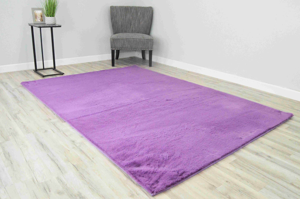 Timmy Shaggy Rug Purple