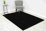 Timmy Shaggy Rug Black