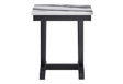 T1319 Black/White End Table