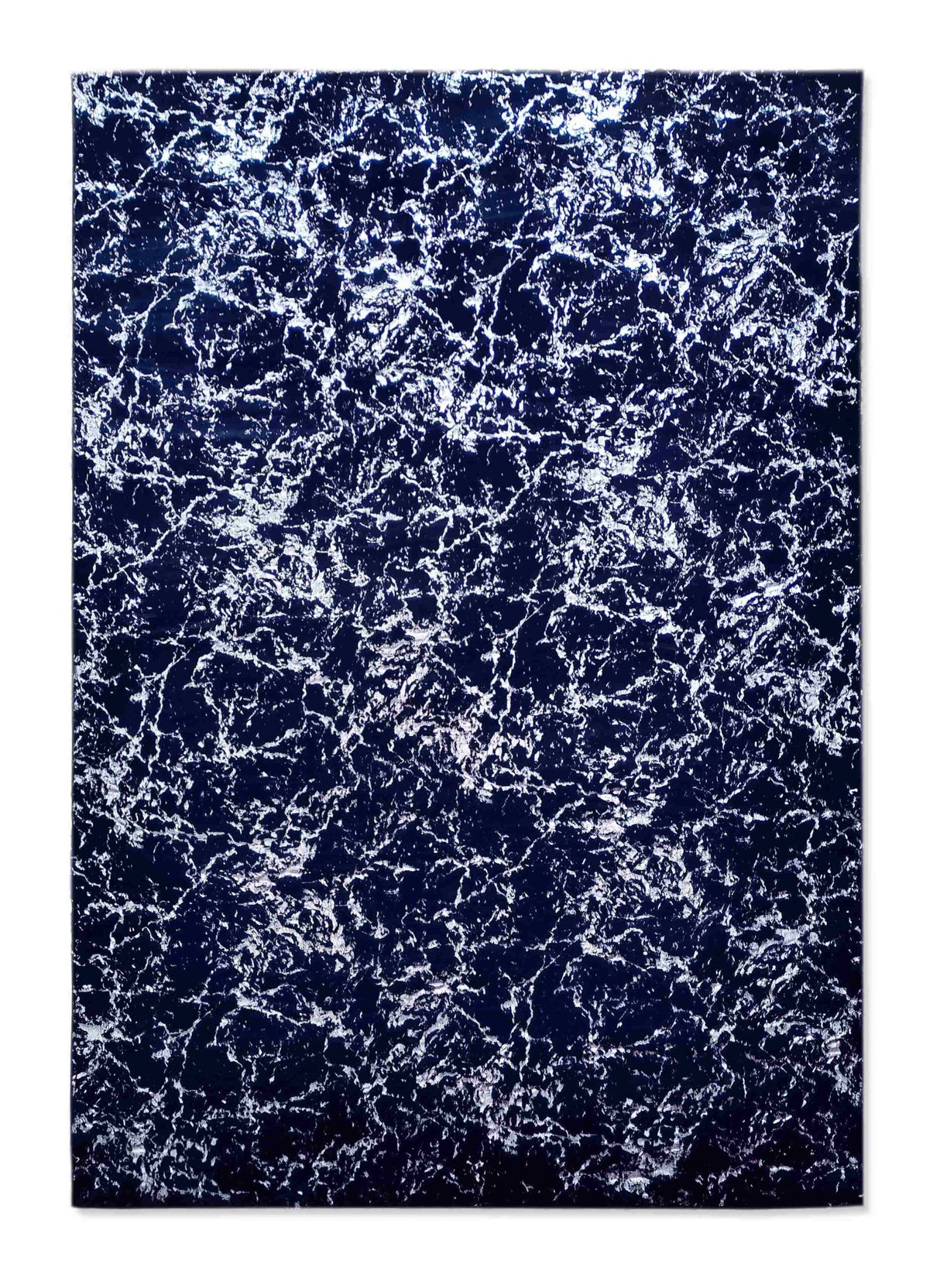 Timmy-S Shaggy Rug Td3396-B9-Navy+Silver