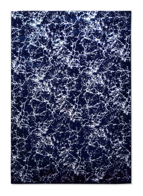 Timmy-S Shaggy Rug Td3396-B9-Navy+Silver