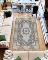 Trabzon Area Rug 99902 Grey