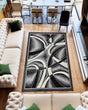 Star Area Rug 1310 Black