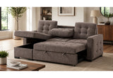 U0707 Brown Reversible Sofa Bed