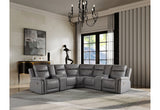 U1818 Blanche Charcoal Left Arm Facing Console Reclining Loveseat