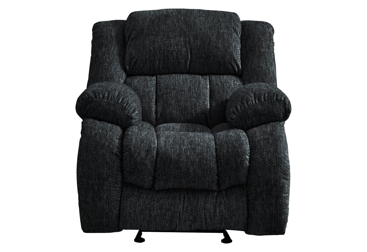 U250 Ebony Reclining Sofa/Console Reclining Loveseat/Glider Recliner