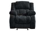 U250 Ebony Reclining Sofa/Console Reclining Loveseat/Glider Recliner