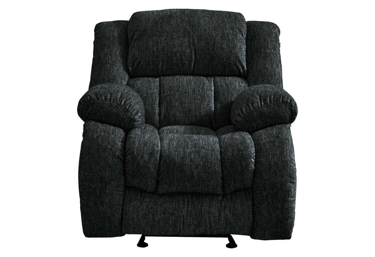 U6026 Grey Pu 46A Left Side Facing Reclining Loveseat Wit Led And Speaker