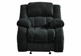 U6026 Grey Pu 46A Left Side Facing Reclining Loveseat Wit Led And Speaker