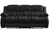 U8000 Brown Power Reclining Loveseat W Console Power Headrest Led Light Bluetooth Speaker