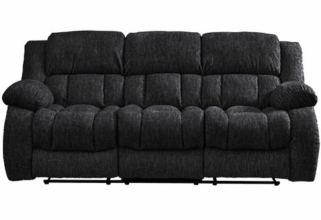 U8000 Brown Power Reclining Loveseat W Console Power Headrest Led Light Bluetooth Speaker