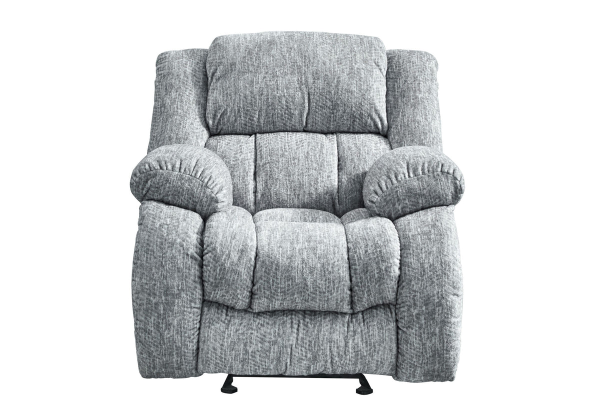 U250 Grey Reclining Sofa/Console Reclining Loveseat/Glider Recliner