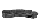 U4291 Grey Sectional Without Chaise