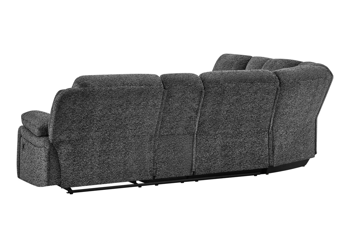 U4291 Grey Sectional Without Chaise