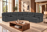 U4291 Grey Sectional with Chaise