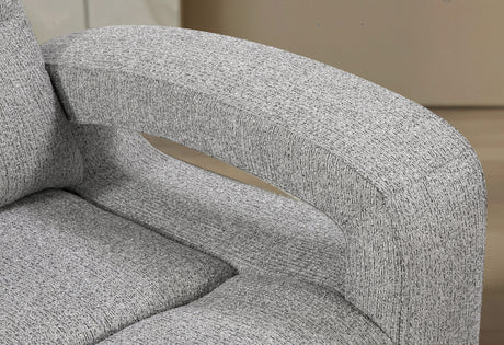 U6611 Grey 15 Power Reclining Sofa/Power Console Reclining Loveseat/Power Recliner