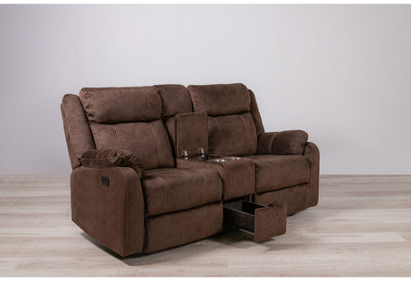 U0203 Coffee Reversible Chaise With Storage