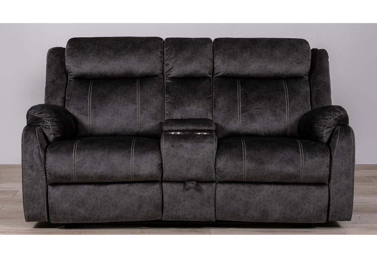 U3822 Grey Ice Loveseat With Pull Out Bed