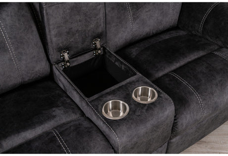 U6028 Grey Sectional With Led