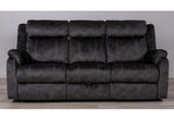 U7303 Granite Rs/Console Reclining Loveseat/Gr
