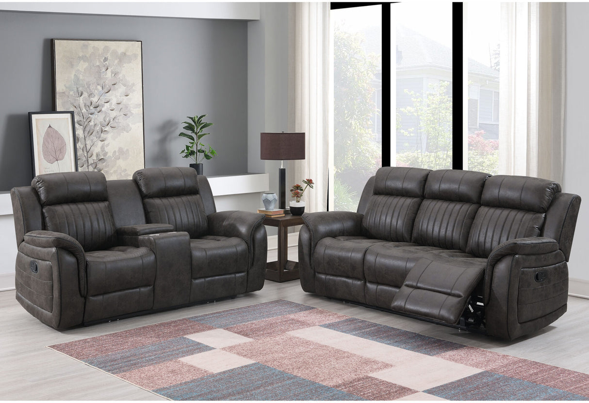 U8517 Grey Glider Recliner