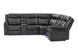 UM02 Black Sectional