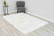 Meilin Shaggy Rug White