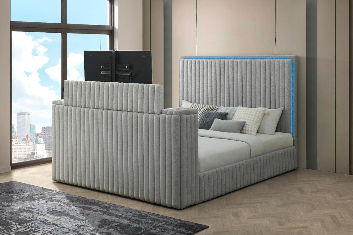 B842 Queen Bed - Grey
