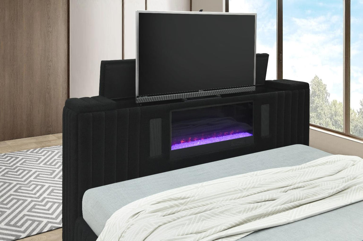 B840 Queen Bed - Black