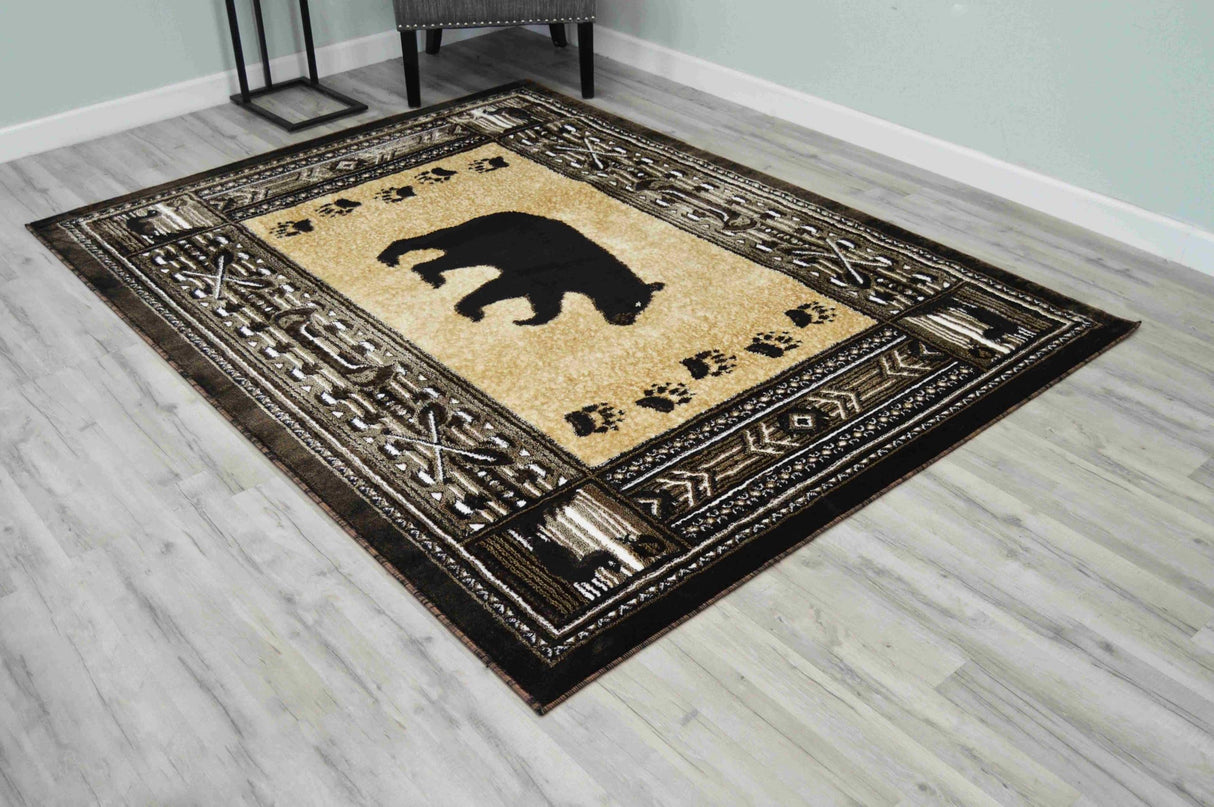 Moon Area Rug Wilderness Brown