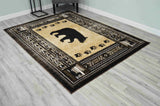Moon Area Rug Wilderness Brown
