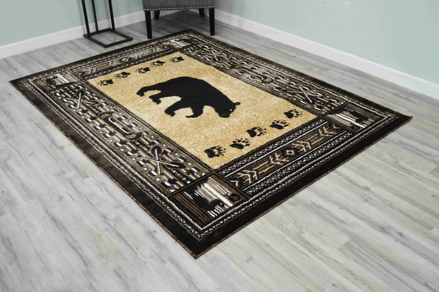 Moon Area Rug Wilderness Brown