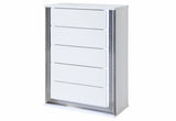 Ylime Smooth White Chest with LED