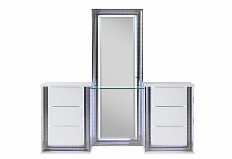 Ylime Smooth White Vanity with LED