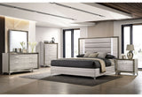 Zambrano White King Bed Group