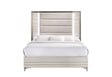 Zambrano White Queen Bed with LED