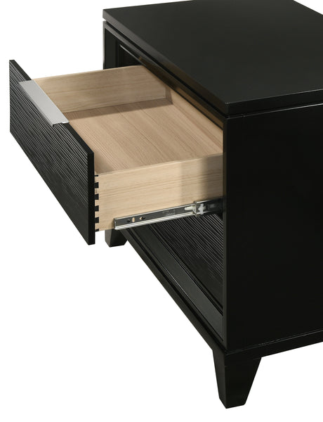 Cressida Bedroom Group Black nightstand
